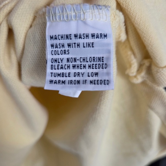 Polo Ralph Lauren Mens Yellow Cotton Classic Fit Short Sleeve Polo Shirt Size L - Picture 4 of 7